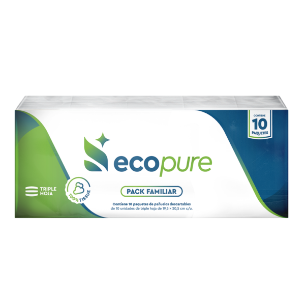 Pañuelos ECOPURE Triple Hoja - Imagen 2