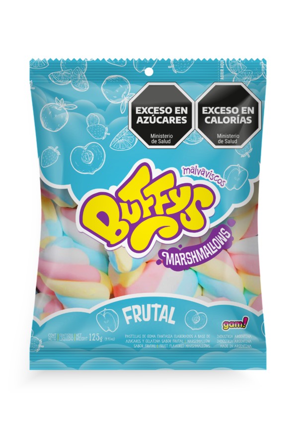 Malvavisco BUFFYS Twister Frutal 200g