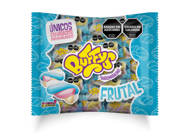 Malvavisco BUFFYS Individual Frutal y Fresa 200g