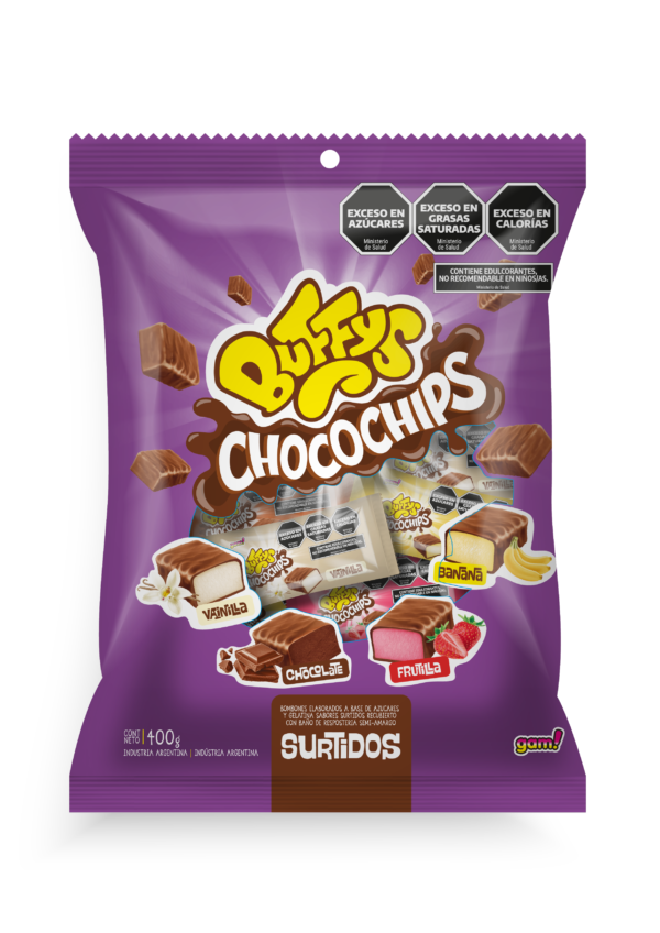 Malvavisco BUFFYS CHOCOCHIPS Surtidos (Envase Individual)
