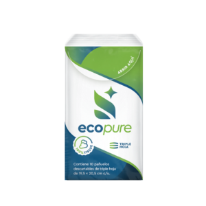 Pañuelos ECOPURE Triple Hoja